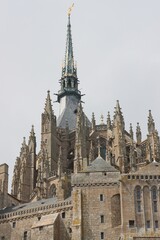 Fototapeta na wymiar Mont Saint Michel Abbey 