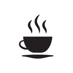 Cup of coffee vector icon. Mug vector icon. Cup of tea vector flat sign design. Cup symbol pictogram. UX UI icon