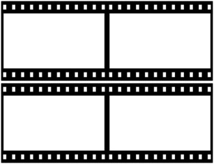 Obraz premium Isolated Negative Film Transparent Frame