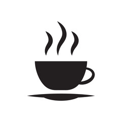Cup of coffee vector icon. Mug vector icon. Cup of tea vector flat sign design. Cup symbol pictogram. UX UI icon