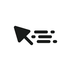 Computer arrow icon. Cursor flat sign design. Cursor vector icon. Click icon. Pointer symbol pictogram. UX UI icon