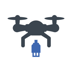 Drone cable icon