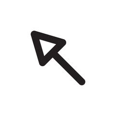 Computer arrow icon. Cursor flat sign design. Cursor vector icon. Click icon. Pointer symbol pictogram. UX UI icon