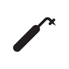 Dentist tool vector icon. Dentist instrument flat sign design. Dentist medical tools symbol pictogram. UX UI icon