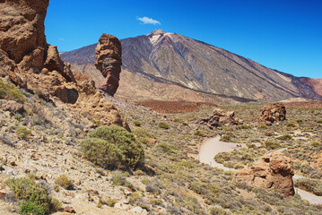 Nationalpark mit Vulkan Pico del Teide auf Teneriffa