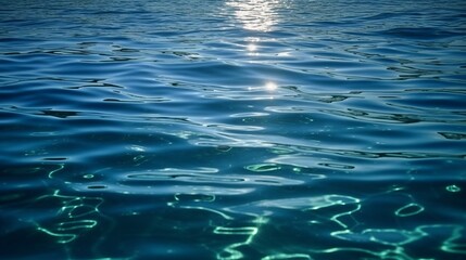 Fototapeta premium Beautiful crystal clear transparance sea, great design for any purposes. Natural background. Blue color background. Beautiful natural landscape. Abstract tropical background.