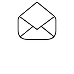 Email Envelope Icon Vector Illustration 