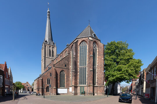 Historic Martini Church, the main church in the Hanseatic city of Doesburg.