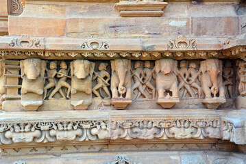 Khajuraho Group of Monuments are a group of Hindu and Jain temples famous for their nagara-style...