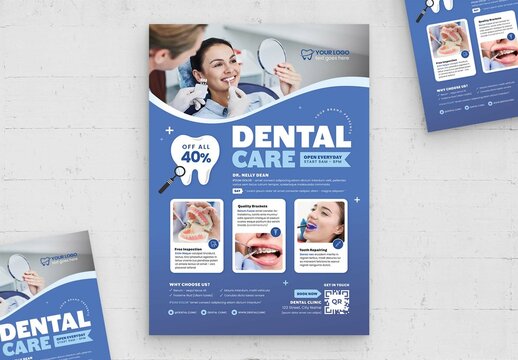 Dental Care Poster Template