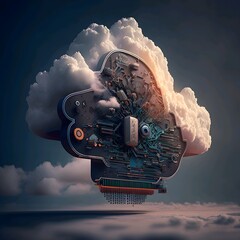 cloud computing concept