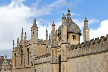Fototapeta na wymiar All Souls College and Chapel at Oxford University