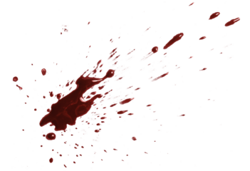 Blood drops cut out