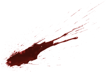 Blood drops cut out