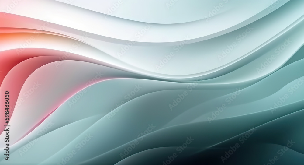 Poster modern digital abstract 3d background. copy space. based on generative ai