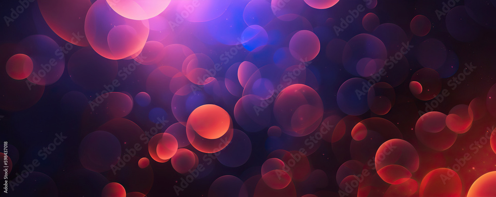 Poster modern digital abstract 3d background. copy space. based on generative ai