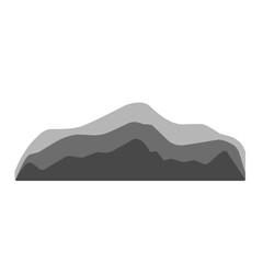 Seamless minimalist mountain vector pattern