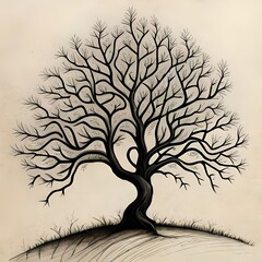 tree sketch 