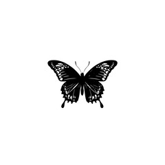 Nature Butterfly Vector Logo Fitness Sports Icon Tattoo SVG