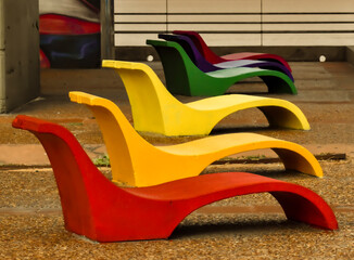 wooden rocking chair