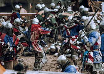 Buhurt league first clash of weapons