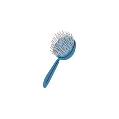 Pets groomer comb or brush vector illustration isolated on white background.