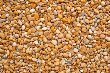 Fototapeta premium pile of yellow and white rocks and gravel. Generative AI
