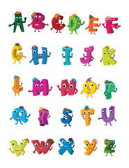 cartoon alphabet puzzle