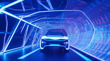 futuristic autonomo car