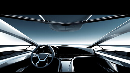 futuristic autonomo car