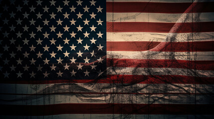 Fototapeta premium american flag background
