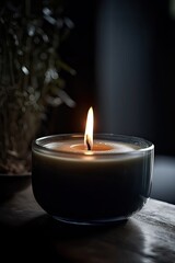 small minimalist candles, calming