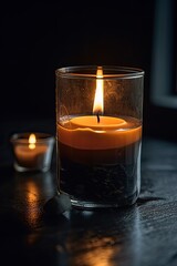 small minimalist candles, calming