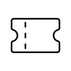 Coupon outline icon for discount, commerce and shopping, voucher, promo, offer, sale logo