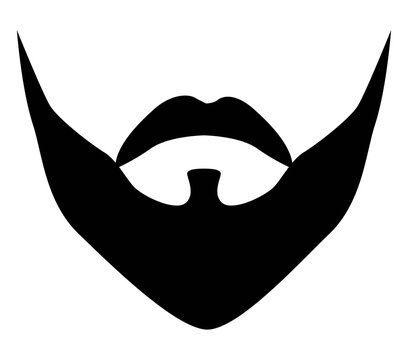 recommend clip art: Ducktail with Moustache Beard style men illustration Facial hair mustache. Vector black male Fashion template flat barber collection set. Stylish hairstyle isolated outline on white Generative AI