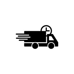 Delivery icon vector. Shipping fast delivery icon