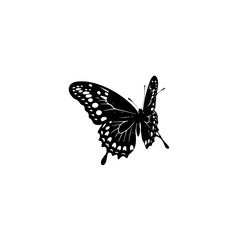 Nature Butterfly Vector Logo Fitness Sports Icon Tattoo SVG