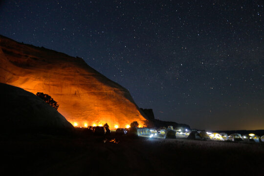 Moab at night