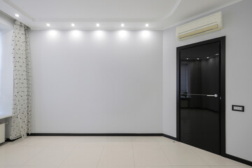 Empty room with window in apartment interior