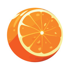Bright citrus orange, nature healthy sweetness Generative AI