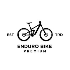 Fototapeta na wymiar Enduro downhill Bike mtb icon design logo template