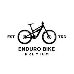 Fototapeta na wymiar Enduro downhill Bike mtb icon design logo template