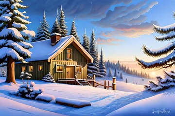 Fototapeta premium Snow
