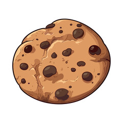 Fototapeta premium Homemade cookie baked with organic flour and sugar Generative AI