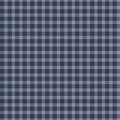 Gingham seamless pattern, blue gray can be used in fashion decoration design. Bedding, curtains, tablecloths
