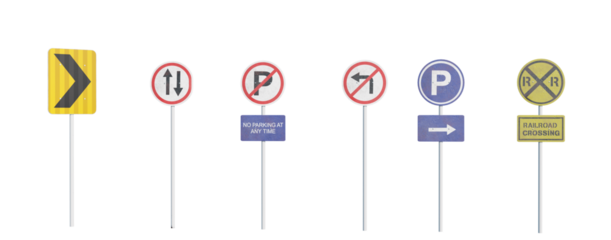 traffic sign set