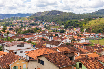 Naklejka na ściany i meble Partial view of the city Mariana