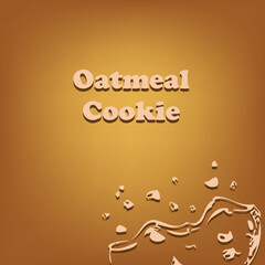 Oatmeal Cookie Illustration