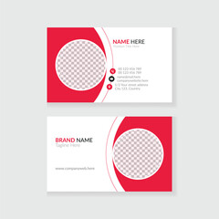 Corporate business card design template