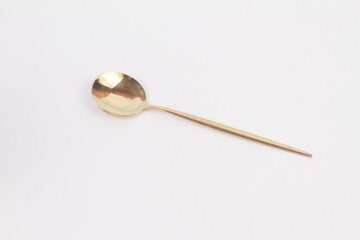 spoon on white background